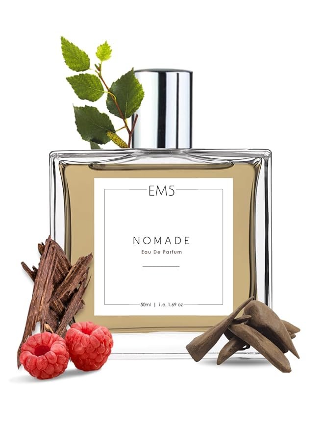 L EM5 Nomade Perfume for Him/Her | Amber Oud Smoky leather Accords | Unisex Perfume Spray for Men & Women | Strong & Long Lasting Fragrance | Gift for Him & Her | 50ml - Image 1